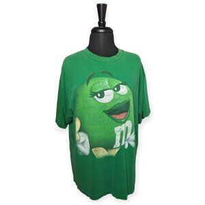 Vintage Green M & M's T-Shirt Size XL